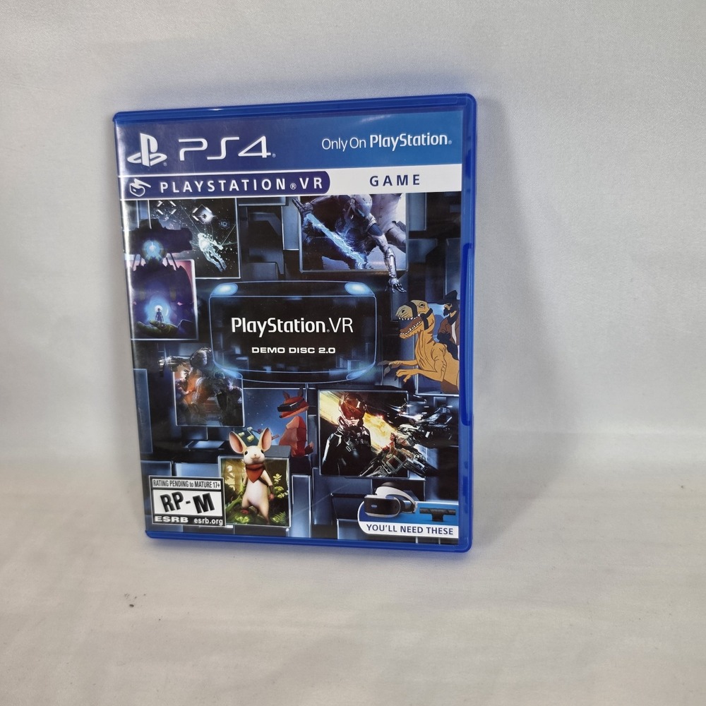 PlayStation VR Demo Disc 2.0 Sony PS4 PSVR Video Game Complete Case & Disc CIB